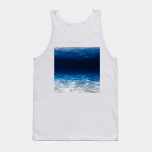 Ocean waves worrying about being blue Tank Top